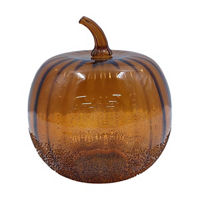 Harvest Glass Pumpkin, Large