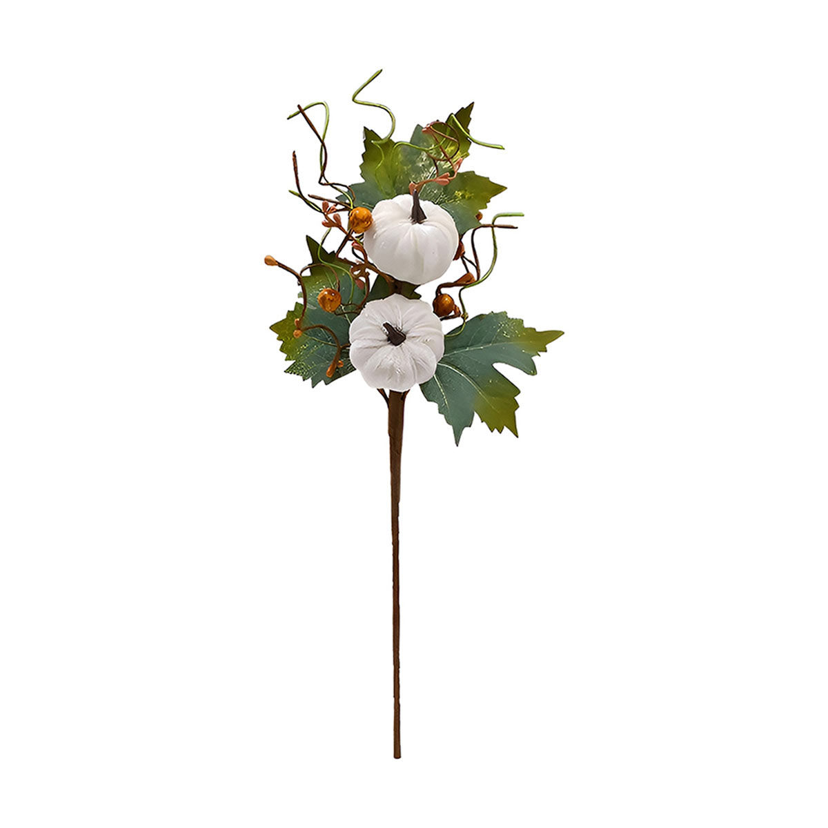 Harvest Pumpkin Floral Pick