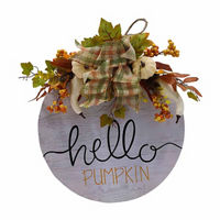 'Hello Pumpkin' Word Sign Floral Décor