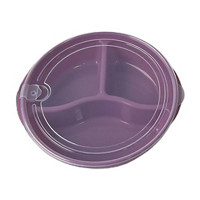 Divided Plastic Lunch Box with Lid