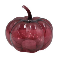 Harvest LED Glass Pumpkin