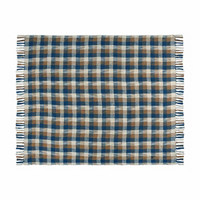 Plaid Pattern Woven Throw, 50 in x 60 in