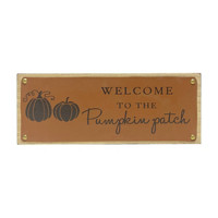 'Welcome to the Pumpkin Patch' Wall Hanging