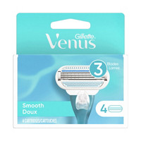 Gillette Venus Smooth Women's Razor Blade Refills, 4 ct
