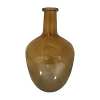 Harvest Glass Vase, Brown