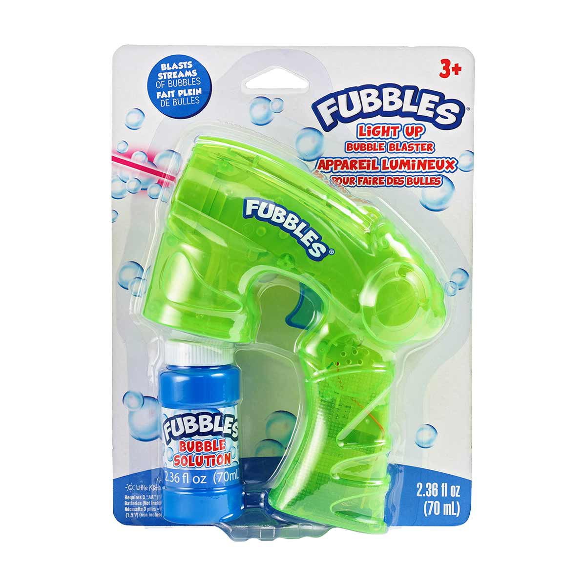 Light up deals bubble gun