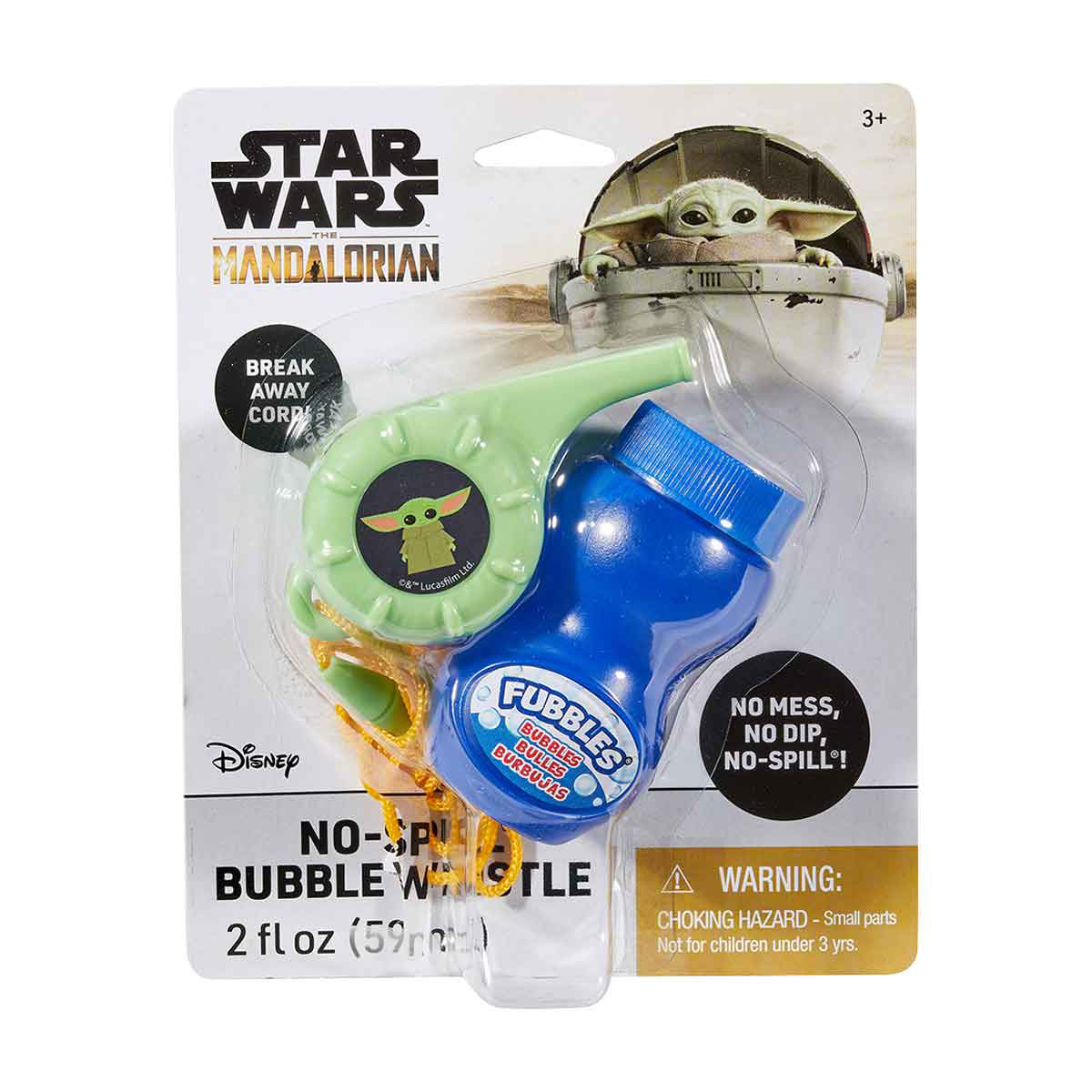 Disney No Spill Bubble Whistle