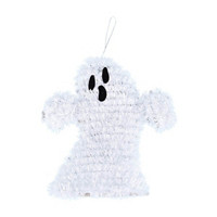 Tinsel Ghost Hanging Decoration
