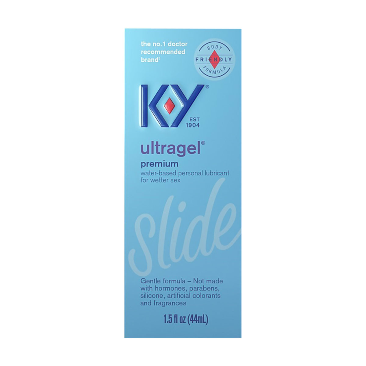 KY Ultragel Premium WaterBased Personal Lubricant, 1.5 fl oz