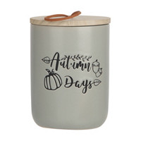 &#x27;Autumn Days&#x27; Ceramic Candle with Cork Lid, 8