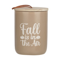 'Fall is in the Air' Ceramic Candle with Cork Lid, 8 oz