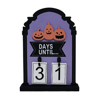 Halloween MDF Countdown Decor
