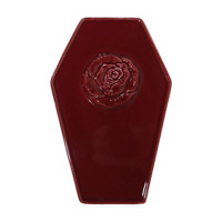 Ceramic Coffin Décor, Red