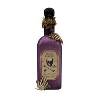 Halloween Skull Topper Bottle Décor