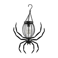 Halloween Decorative Spider Shape Solar Pendant