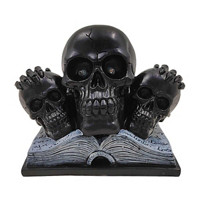 Book and Skull Light Up Décor