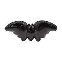 Ceramic Bat Décor, Black