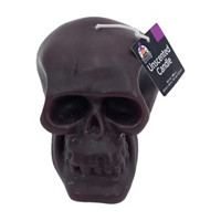Happy Halloween Unscented Skull Shaped Candle, 16.5 oz
