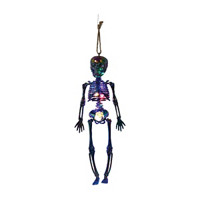 Halloween Flashing LED Iridescent Hanging Skeleton