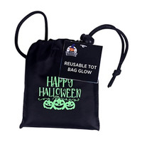 Happy Halloween Glow in the Dark Reusable Tote Bag