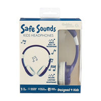 Gabba Goods Safe Sounds Kids Headphones, Blue