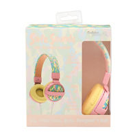 Gabba Goods Safe Sounds Kids Headphones, Pink/Blue