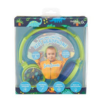 Gabba Goods Volume Limiting Kids Headphones, Green