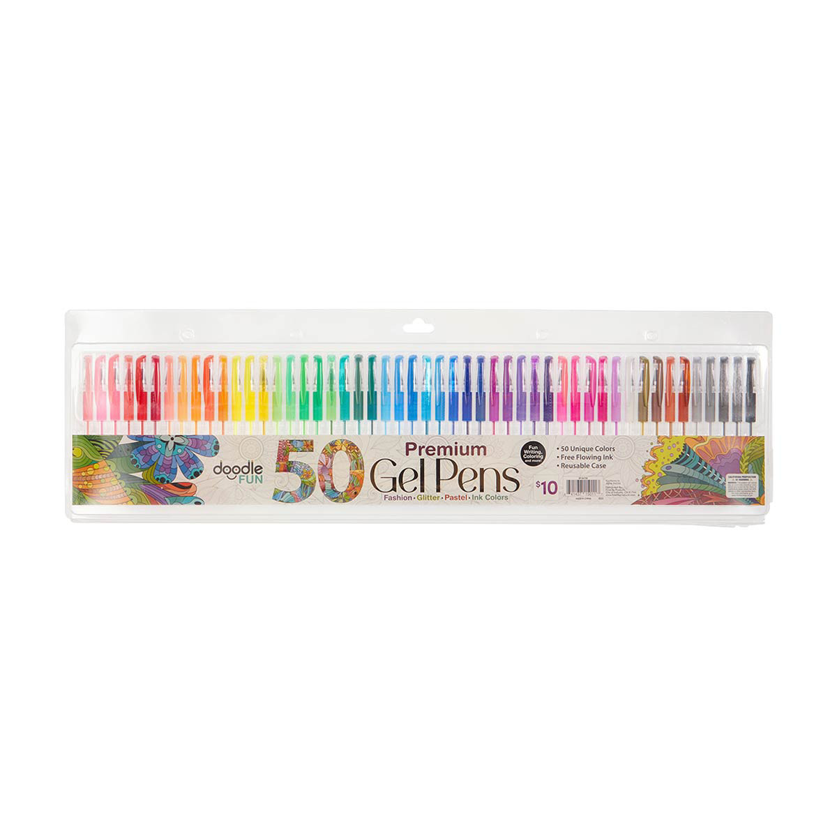 Doodle Fun Premium Gel Pens, 50 Count
