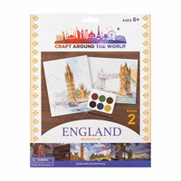 American Crafts England Paint By Numbers