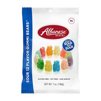 Albanese Sour 12 Flavor Gummi Bears, 7 oz