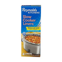 Reynolds Kitchens Slow Cooker Liners, Regular Size, 4