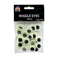 Happy Halloween Wiggle Eyes, Small, 28 pc