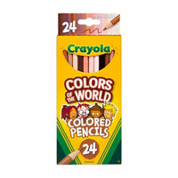 Crayola Colors of the World Colored Pencils, 24 ct