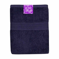 Cotton Bath Towel, Blue, 30 in x 52
