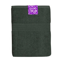 Cotton Bath Towel, Green, 30 in x 52 in