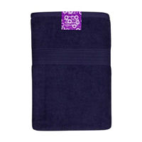 Oversized Cotton Bath Towel, Blue, 30 in x 60 in