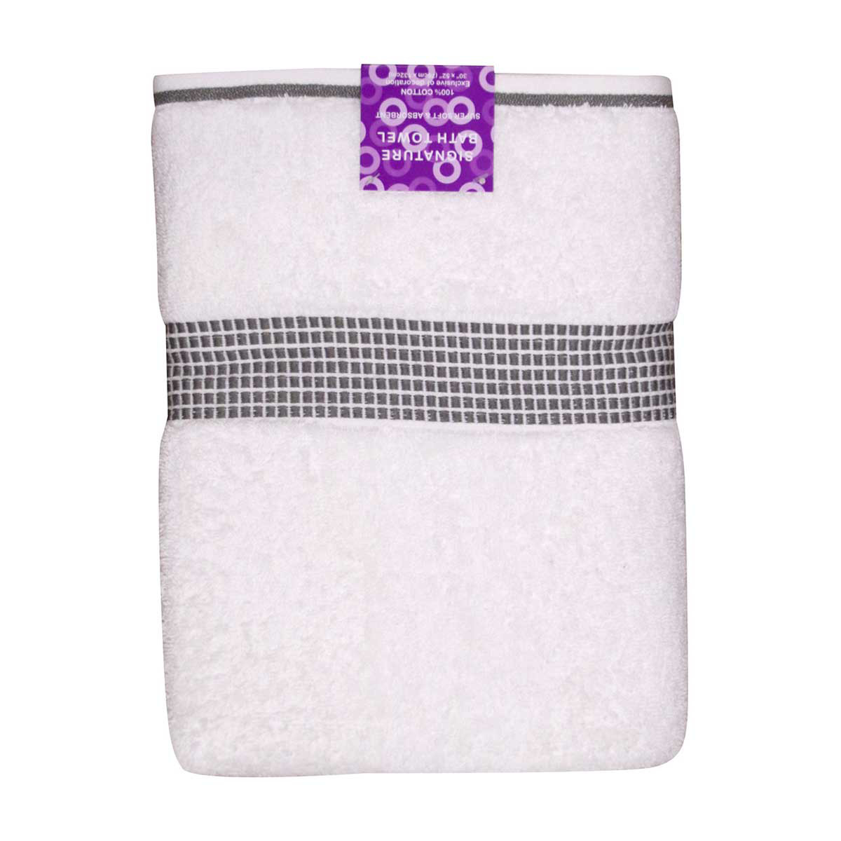 Soft Cotton Signature Bath Towel