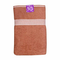 Signature Cotton Oversized Bath Towel, Clay, 32 in
