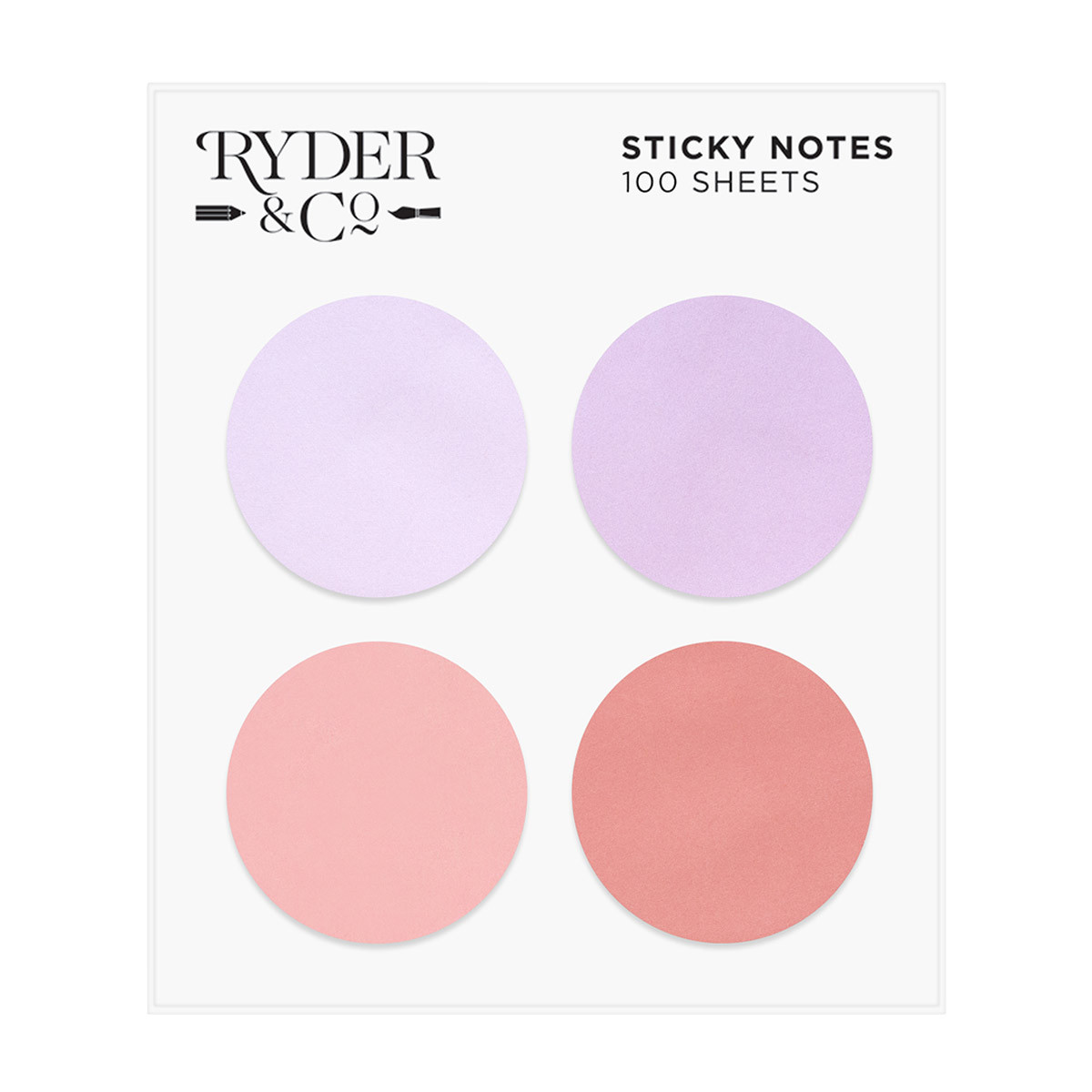 Ryder & Co Sticky Notes, Assorted  Sticky notes, Sticky, Mini sticky note