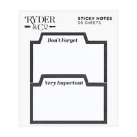 Ryder & Co Sticky Notes, Reminders Card