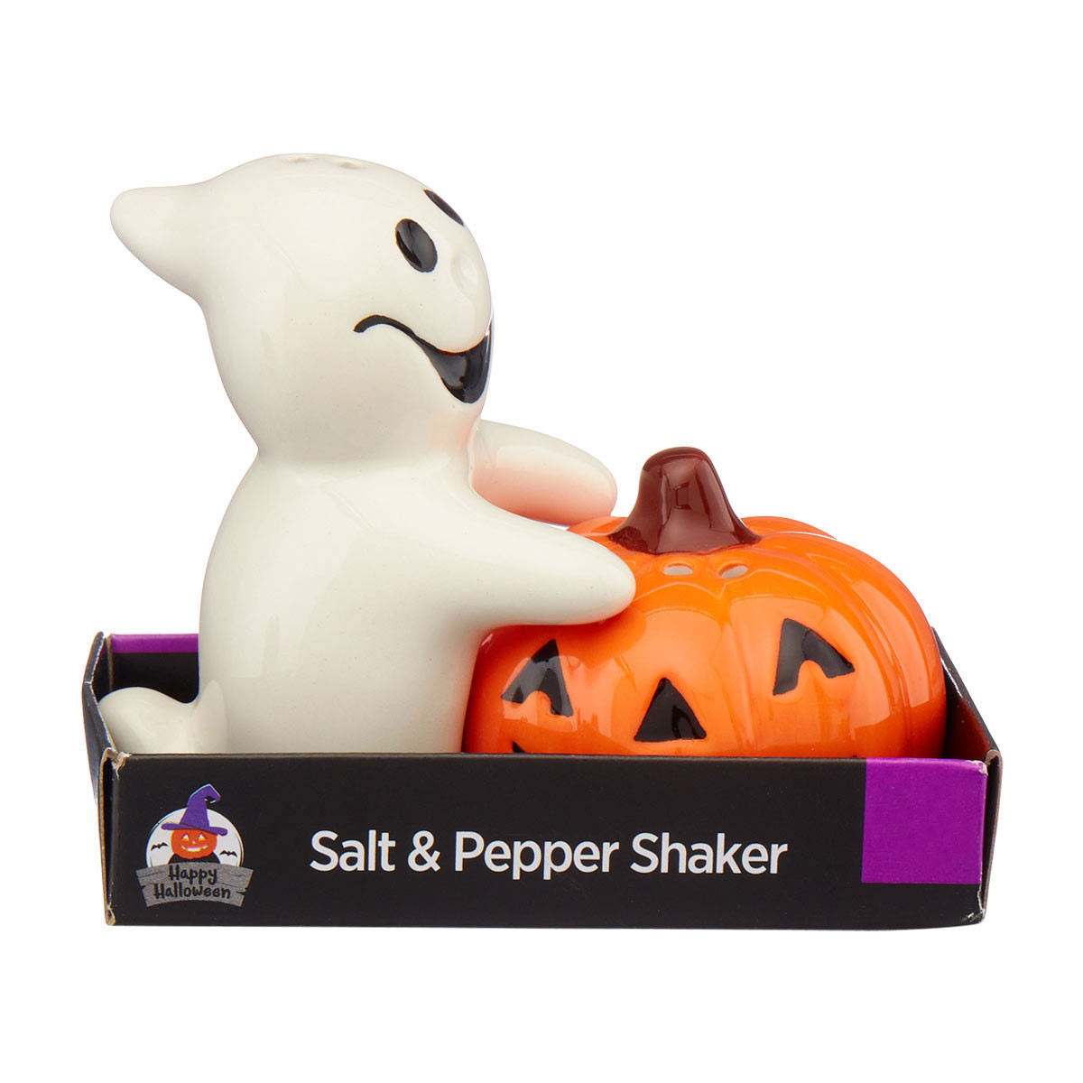 Halloween salt shop and pepper shakers