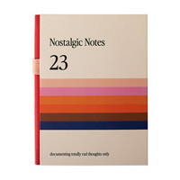 'Nostalgic Notes' Hardcover Journal with Pen Loop, 8