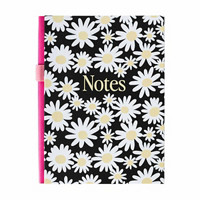 Daisy Hardcover Journal with Pen Loop, 8 in