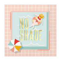 Poolside Summer Luncheon Napkins, 16 ct