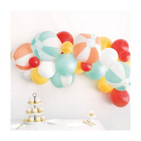 Summer Beach Ball Latex Balloon Arch Kit, 25 pc