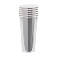 Silver Paper Cups, 20 oz, 6 ct