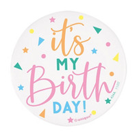 Confetti 'It's My Birthday' Birthday Badge