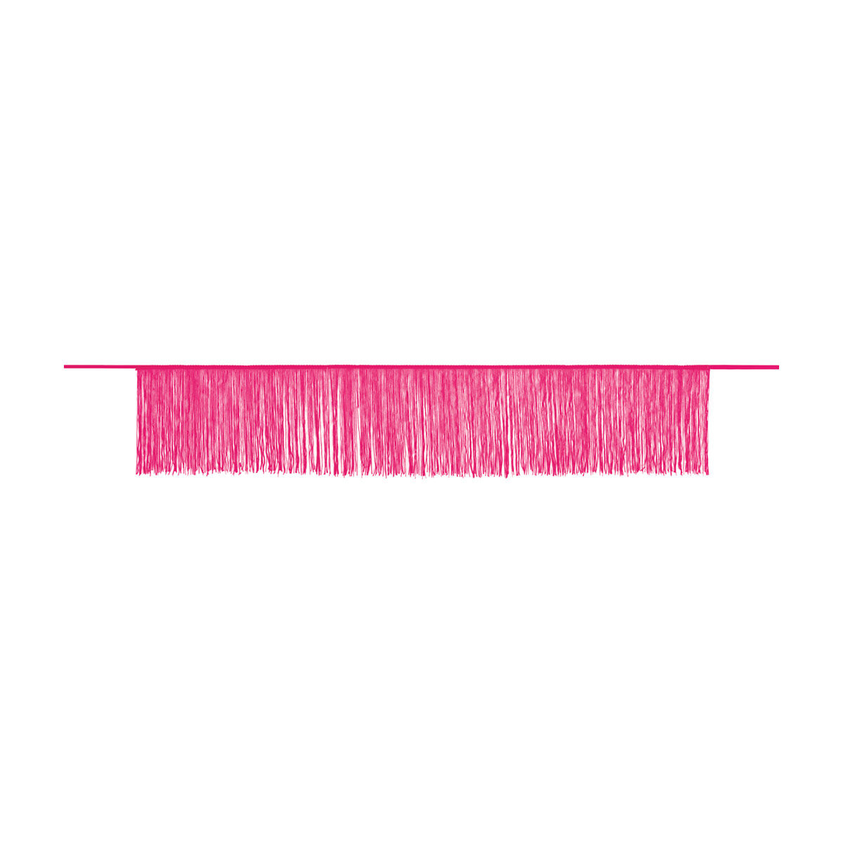 Fabric Pink Fringe Garland, 5 ft