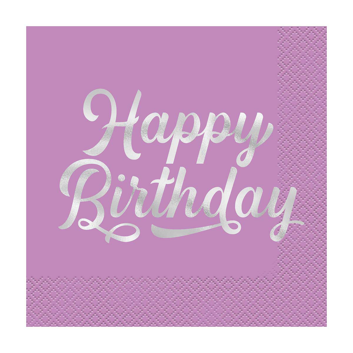 Foil Trimmed Birthday Luncheon Napkins, 16 ct