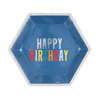 'Happy Birthday' Party Plates, 9.25 in, 8 ct